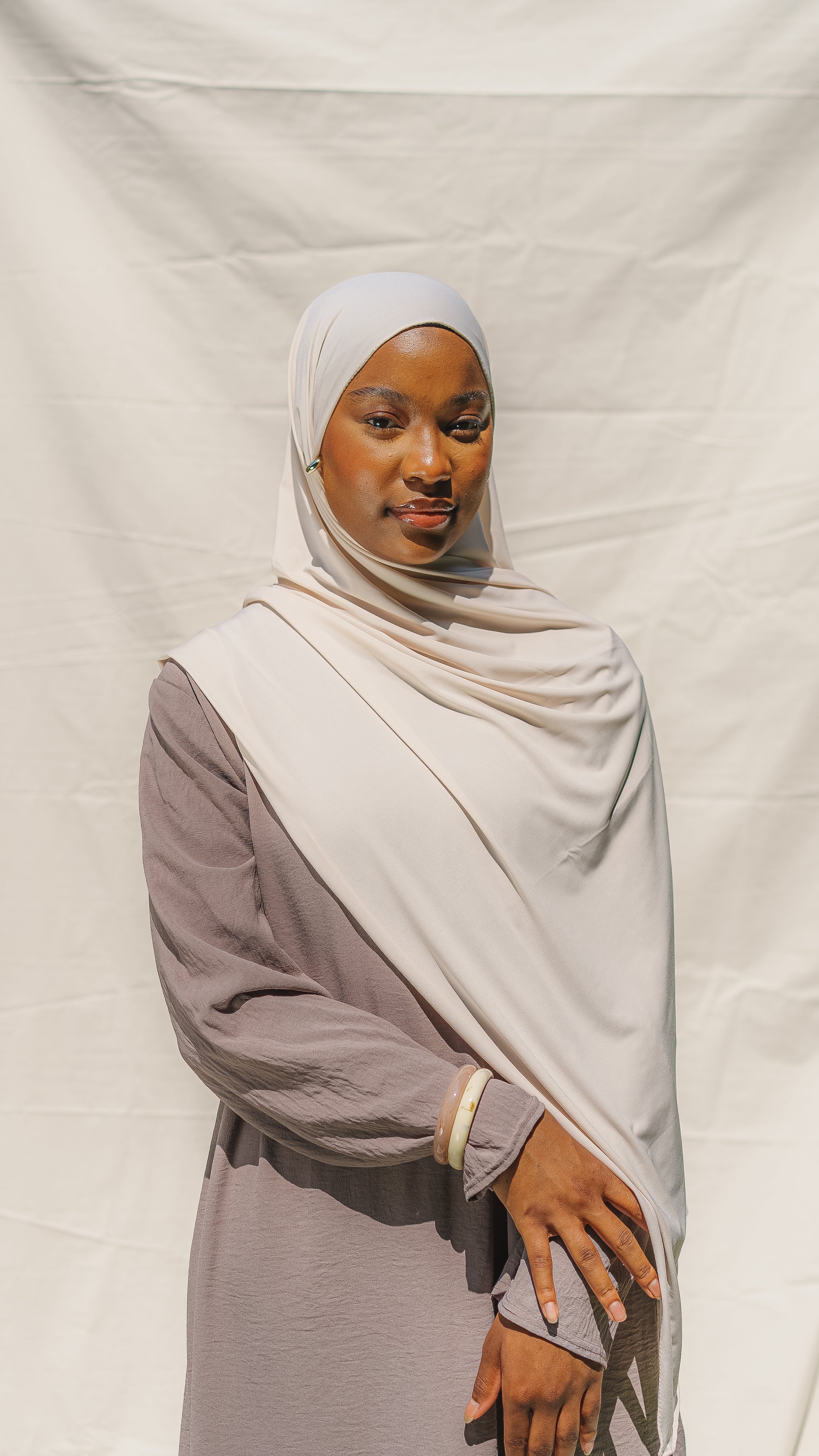 Hijab - Beige Porcelaine