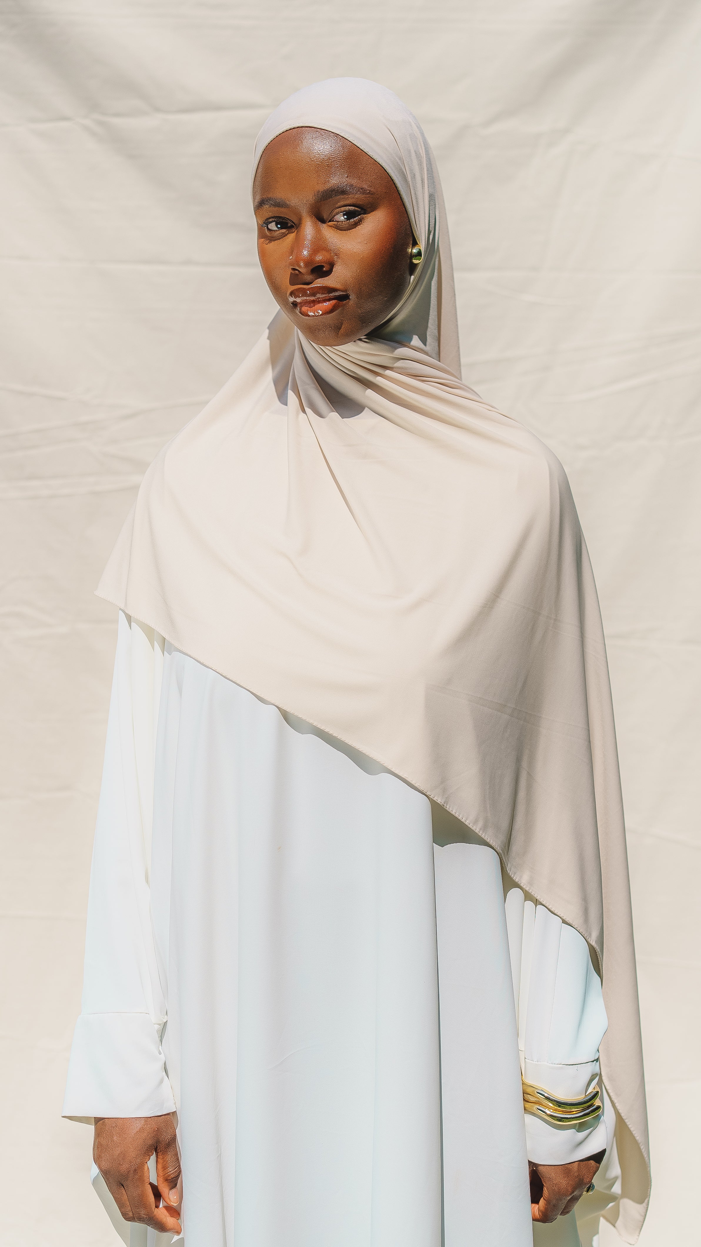 Hijab - Beige Porcelaine