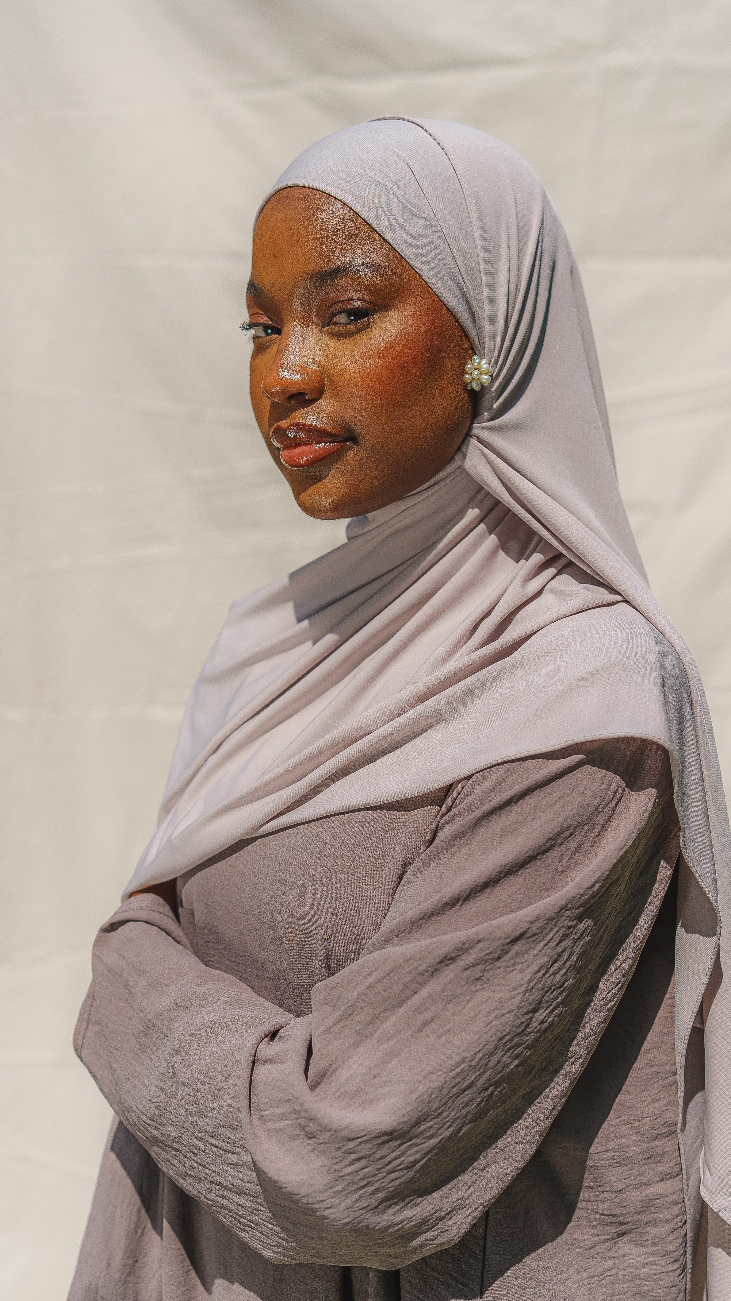 Hijab – Gris Perle