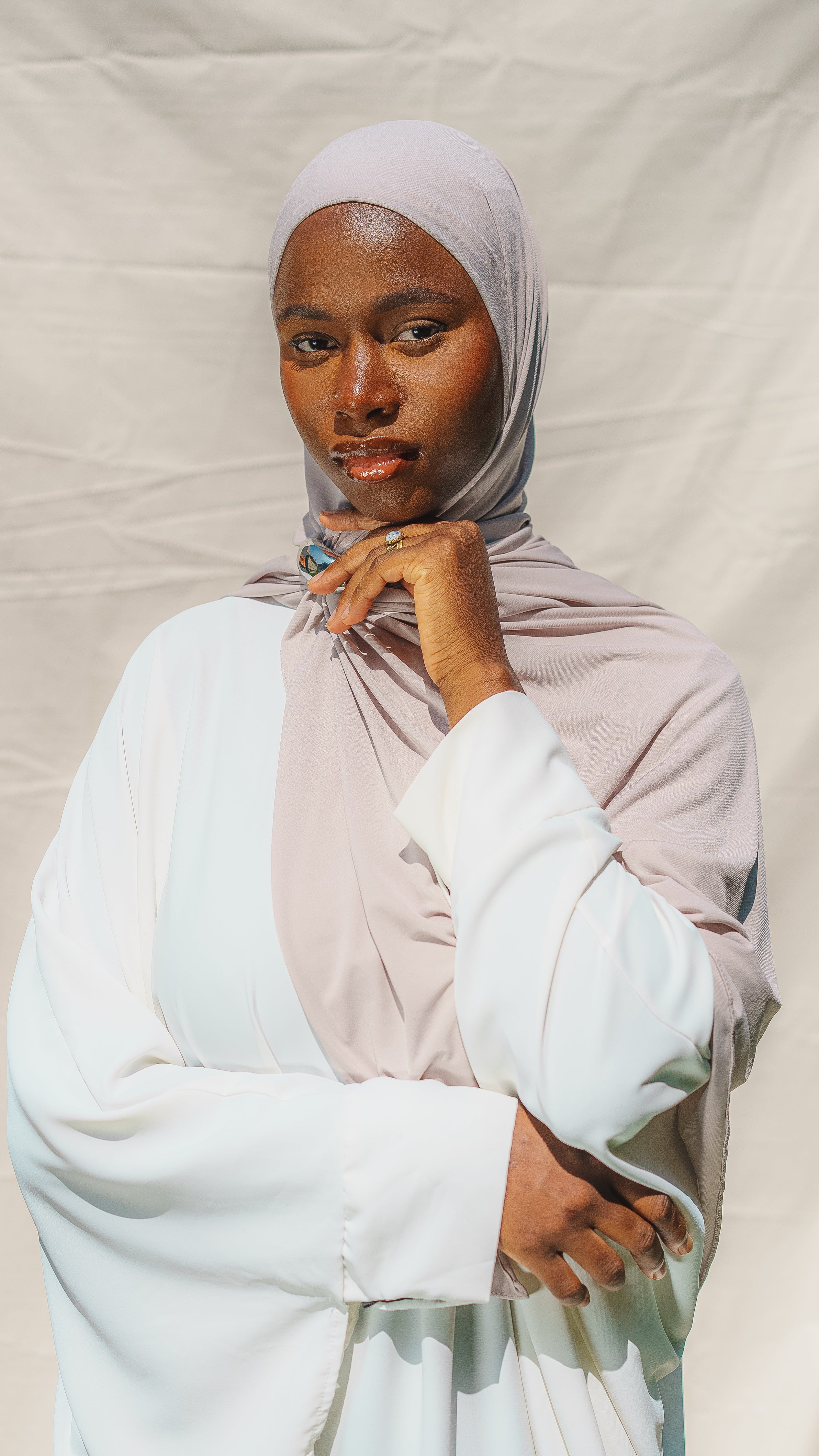 Hijab – Gris Perle