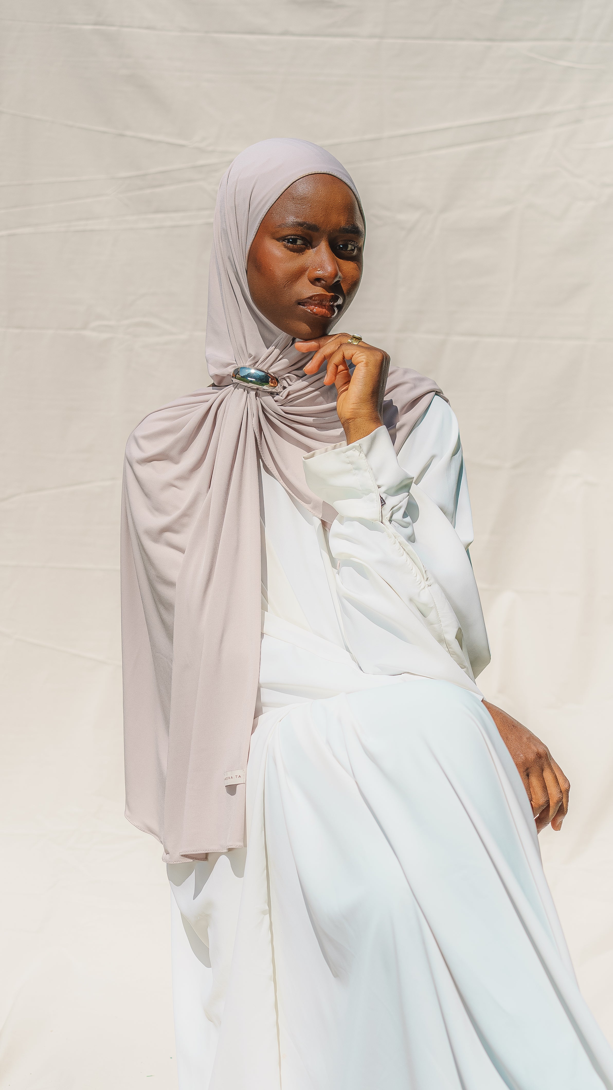Hijab – Gris Perle